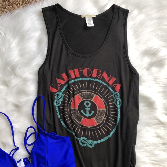 Beach / Swim Coverup Tank Top - Picture 2 of 5